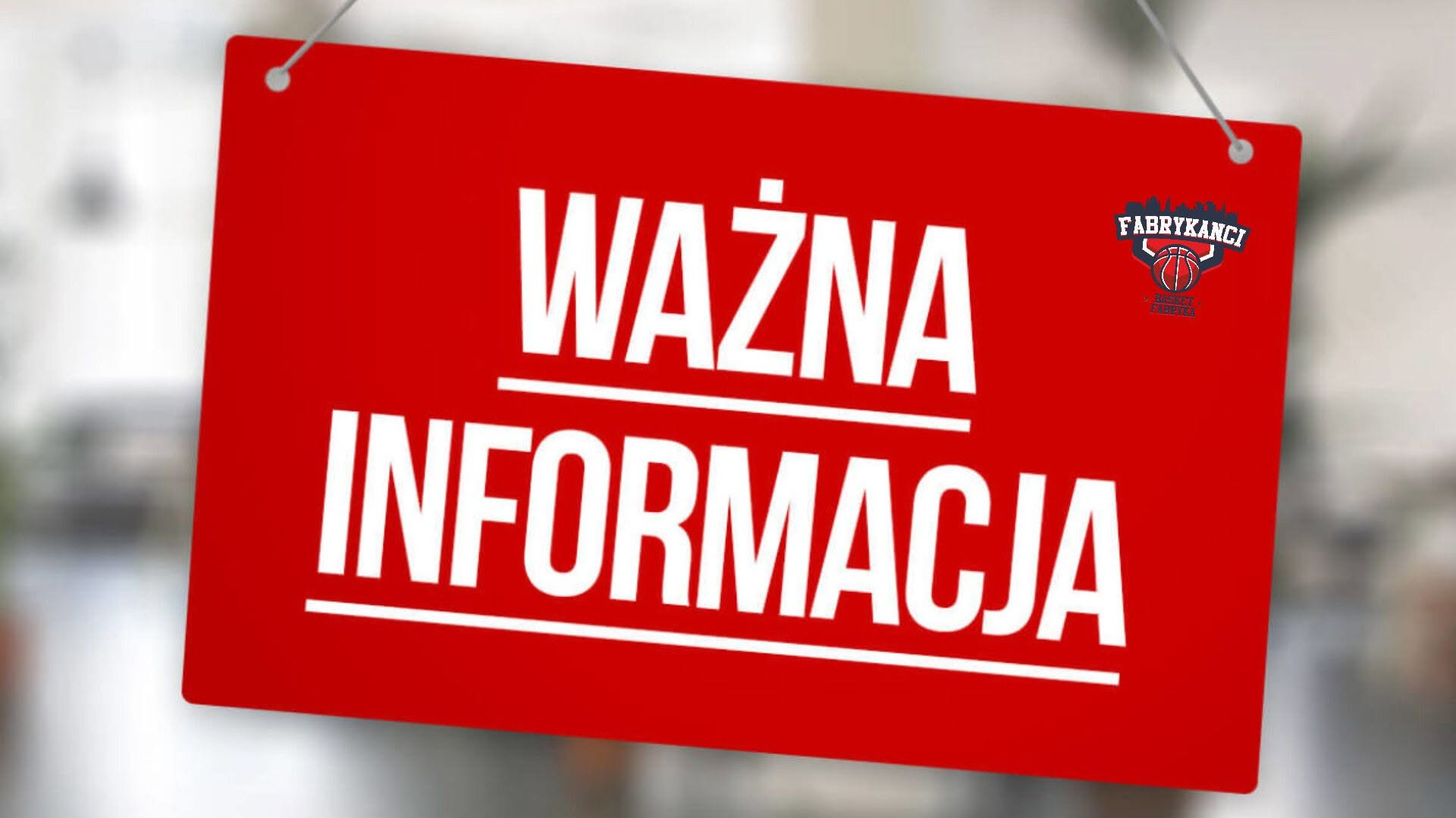 Ważna informacja